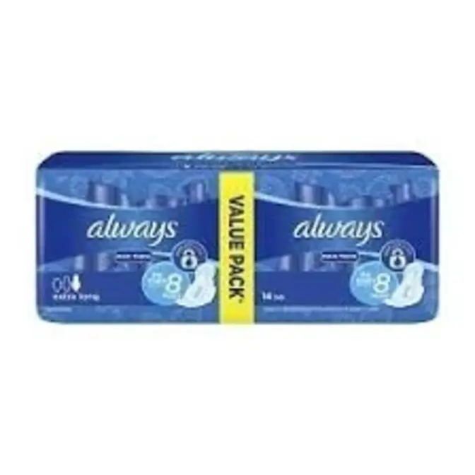 Always Maxi Thick Extra Long Duo 14 Pieces
